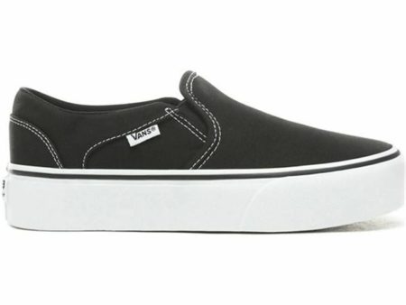 Baskets Casual pour Femme Vans Asher Platform Noir Fashion