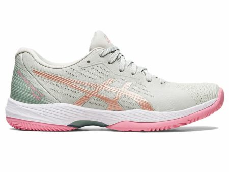 Chaussures de Padel pour Adultes Asics Solution Swift FF Femme Vert clair Hot on Sale