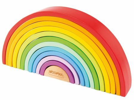 Puzzle enfant en bois Woomax Arc-en-ciel 11 Pièces 2 Unités For Sale