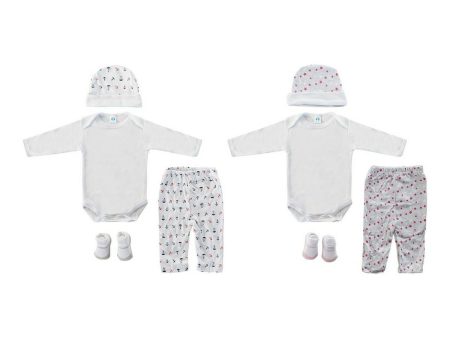 Coffret Bébé DKD Home Decor 0-6 Mois Coton (2 pcs) For Discount