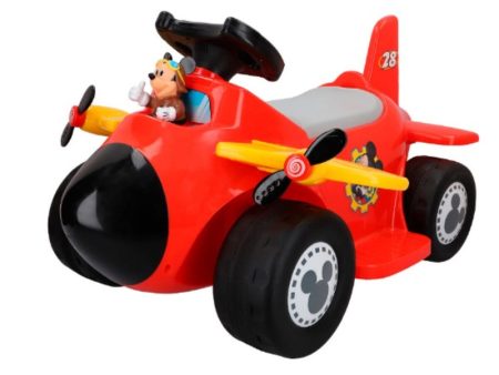 Voiture électrique pour enfants Mickey Mouse Batterie Avion 6 V For Sale