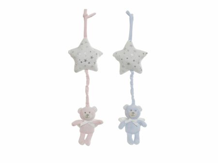 Peluche DKD Home Decor Pendentif Polyester Étoile Ours (13 x 6 x 40 cm) (2 Unités) Hot on Sale