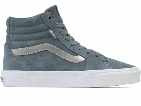 Baskets Casual pour Femme Vans Filmore High Top Bleu Discount