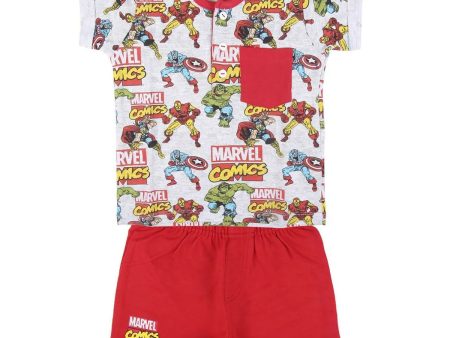 Ensemble de Vêtements Marvel Rouge Fashion