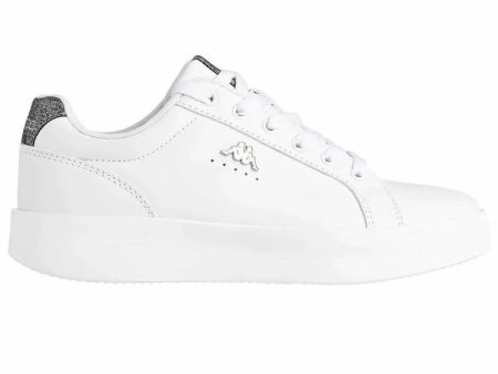 Baskets Casual pour Femme Kappa Lifestyle Amelia Blanc Discount