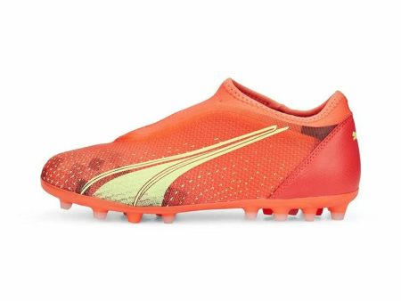 Chaussures de foot pour Enfants Puma Ultra Match LL MG Orange For Cheap