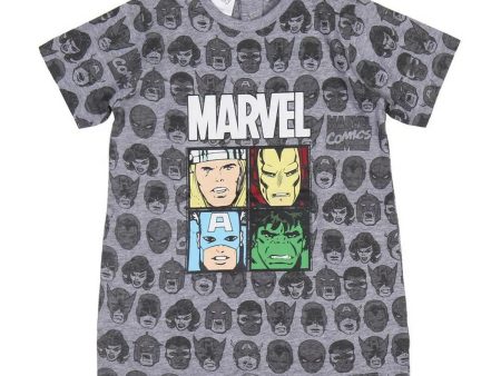 Pyjama à Manches Courtes pour Bébé Marvel Gris Supply