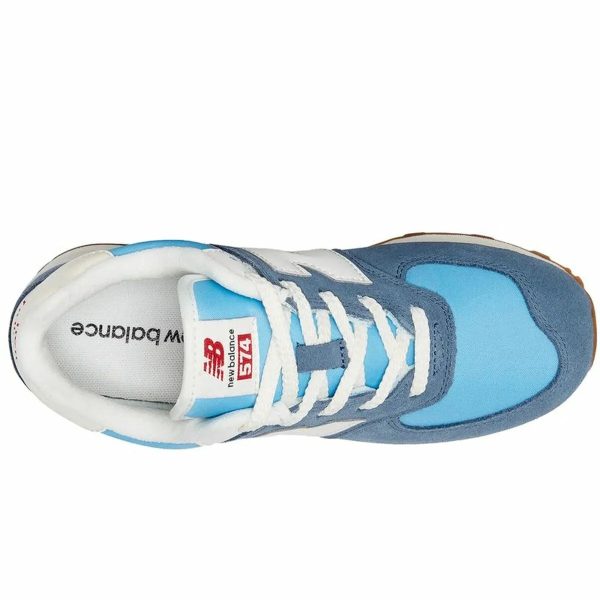 Chaussures de Sport pour Enfants New Balance 574 Lifestyle Bleu Discount