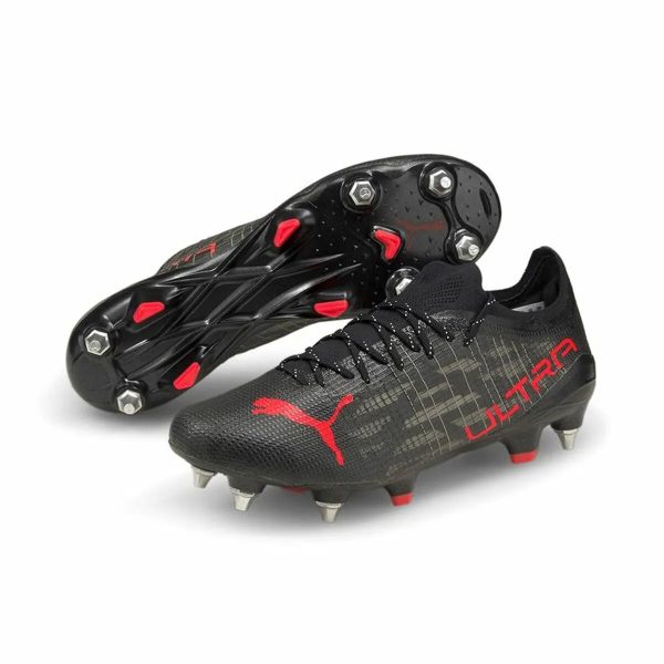 Chaussures de Football pour Adultes Puma  Ultra 1.3 MxSG Noir Discount